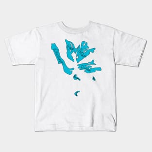 Mount Shasta Glaciers Named Kids T-Shirt